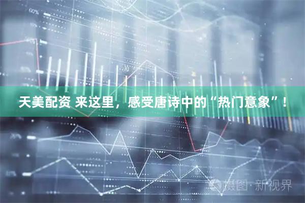 天美配资 来这里，感受唐诗中的“热门意象”！