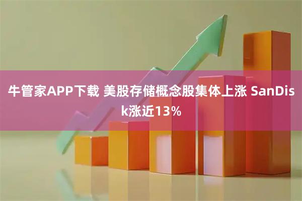 牛管家APP下载 美股存储概念股集体上涨 SanDisk涨近13%