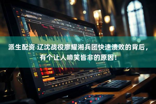 派生配资 辽沈战役廖耀湘兵团快速溃败的背后，有个让人啼笑皆非的原因！